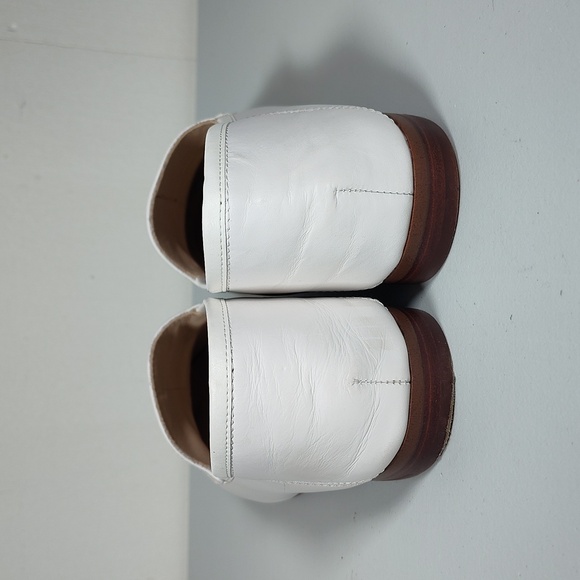 Sam Edelman Loraine white leather loafers 9 - Picture 6 of 15